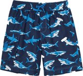 Hatley Jongens UV Zwemshort Deep Sea Sharks