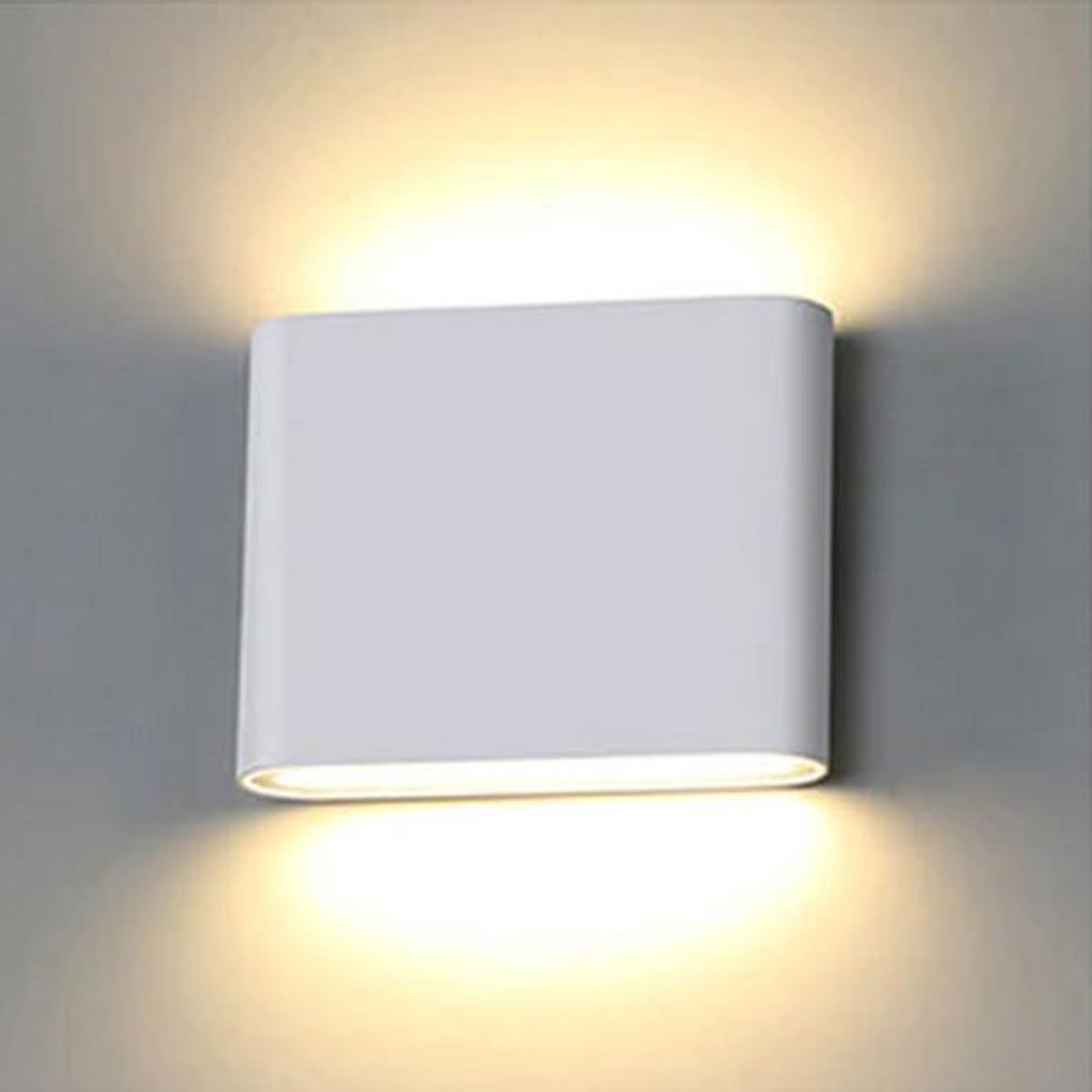 Wandlamp Voor Binnen en Buiten - Buitenlamp - Terrasverlichting - Woonkamer - Tuinlamp - Badkamer - Buitenverlichting - 6 W