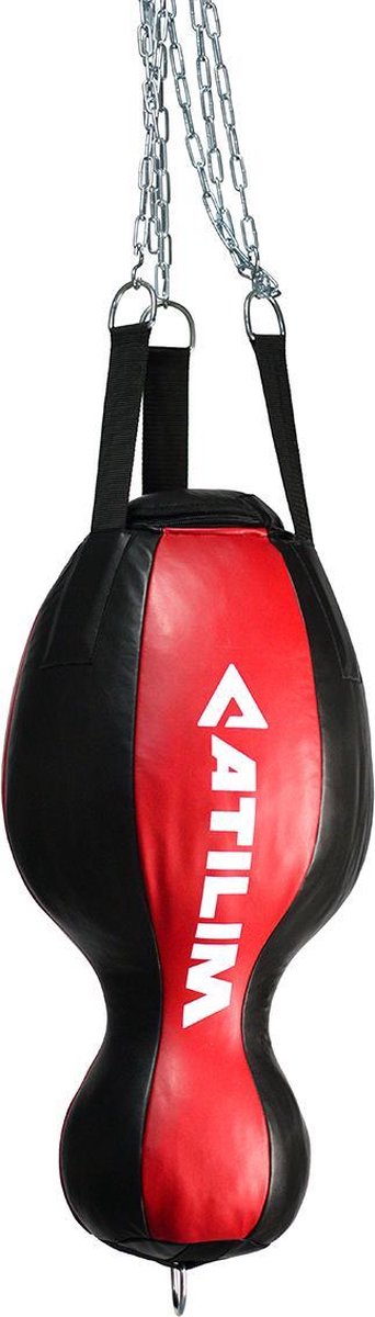 ATILIM FightersGear UNFILLED Droplet bag / bokszak (Black-Red)