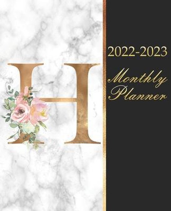 Calendrier Objectif 2023 2022-2023 Monthly Planner H | Bol.com