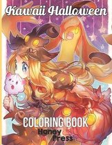 Kawaii Halloween Coloring Book