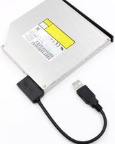 Câble Convertisseur CD DVD Rom SATA vers USB 2.0 - Adaptateur