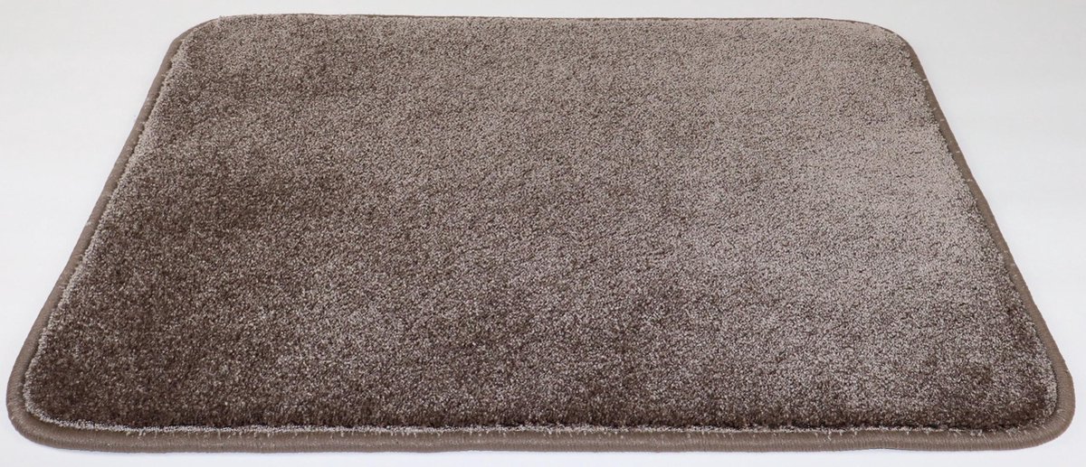 Luxe Badmat 50x70cm en wc mat 45x60cm bruin