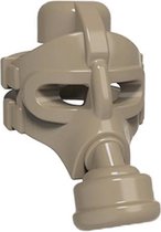 W33 - Gasmaskers - beige - 10 stuks - WW2 Bouwstenen - Lego fit - WW2 - Soldaten - Militair - Tank - Army - Bouwstenen - Wapens - Geweren - Brick - Tweede Wereld Oorlog - Mini-figu