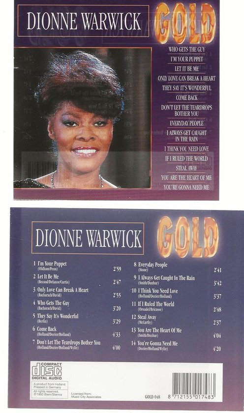 DIONNE WARWICK - GOLD