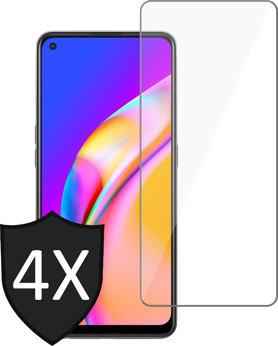 Screenprotector geschikt voor Oppo A94 5G - GlassGuard Screen Protector - 4 Stuks