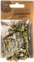 Letter kralen goud | Gouden letter kralen | Hobby | Knutselen | Sieraden maken | Letterkralen