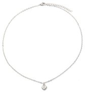 Ketting met Hart - RVS - Lengte Verstelbaar 45-50 cm - Zilverkleurig