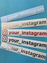2x  Social media stickers - Instagram sticker - Gepersonaliseerd