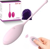 TipsToys Nieuwe Draadloze Afstandsbediening Vibrerend Ei Siliconen Wearable Dildo Vibrators voor Vrouwen Gspot Clitoris Sex Toys | Kleur Licht Roze