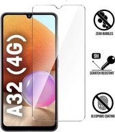 Samsung Galaxy A32 (4G) Screenprotector - Tempered Glass - 9H Anti burst - Gehard Glas