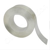 Sterke elastische dubbelzijdige zelfklevende magische NANO tape op rol | stickers | plakband | dubbelzijdig | montagetape | nanotape | transparant | 2cm x 3m