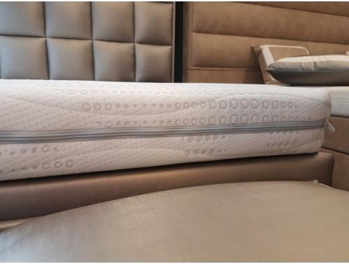 dreambedden Hotel Topper - 160x210 - STEVIG - HR45 Koudschuim - ca. 10 cm dik - Cool & Fresh wit