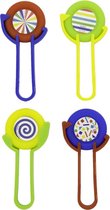Uitdeelcadeautjes Schijfschieters 11cm 4st
