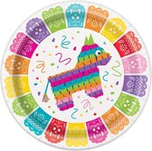 UNIQUE - 8 kartonnen Mexicaanse fiesta borden - Decoratie > Borden