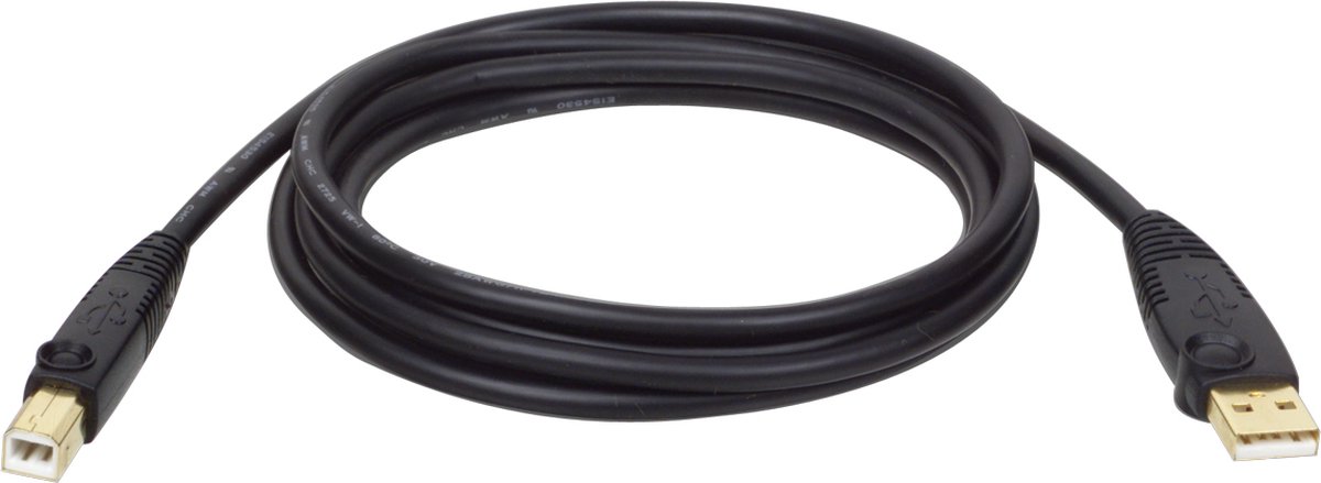 Tripp Lite U022-010 USB-kabel 3,05 m 2.0 USB A USB B Zwart
