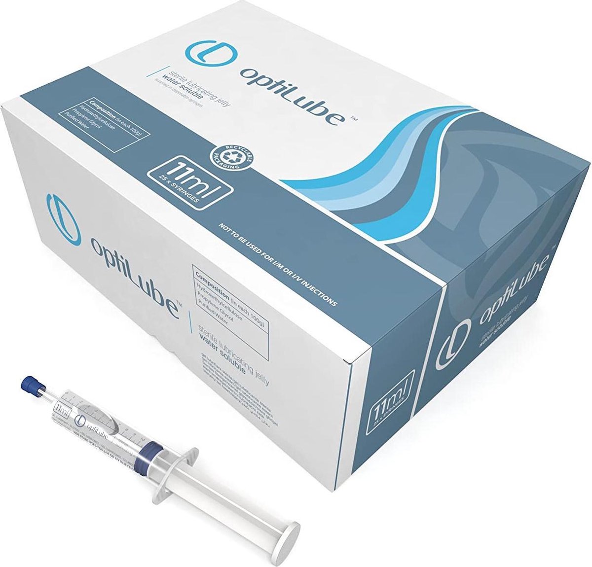 Goedkoopste Optilube 11ml spuit glijmiddel - 5 stuks