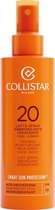 Collistar Smart Sun Protection Tanning Moisturizing Milk Spray Spf 20 - 200 ml