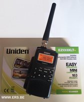 Uniden Bearcat EZI-33XLT PLUS Mini Compacte Handheld scanner Incl. Oplaadbare accu's en USB laadkabel