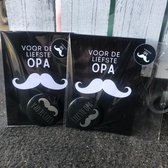 Opener/Magneet - Liefste Opa - cadeau setje - Vaderdag cadeau  - Cadeau voor opa - Bier opener