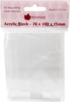 Woodware Acryl blok - 76x100x15mm - Medium