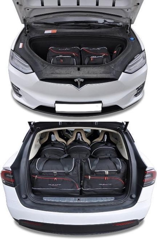 Tesla Model X 2016+ Trunk and Frunk Sacs de voyage Organisateur de 9 pièces  Sacs de