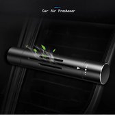 Autoparfum - Luchtverfrisser Auto - Inclusief 5 geuren - Luxe design - ZWART(2) - Hervulbaar - Fris