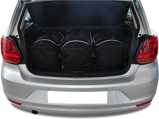 VW POLO 2009-2017 3-delig Reistassen Op Maat Set Auto Interieur Organizer Kofferbak Accessoires