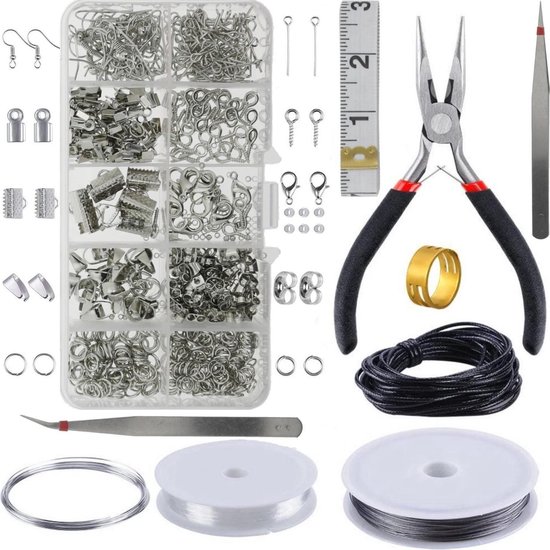 Behave Sieraden Maken Set - Sieraden Onderdelen - Repareren - DIY - Zilverkleur