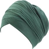 Hijab – Hoofddeksel – Islamitisch – Tulband – Groen – Muts – Sporthoofddoek - Hoofddoek - Hoofdband - Headwrap