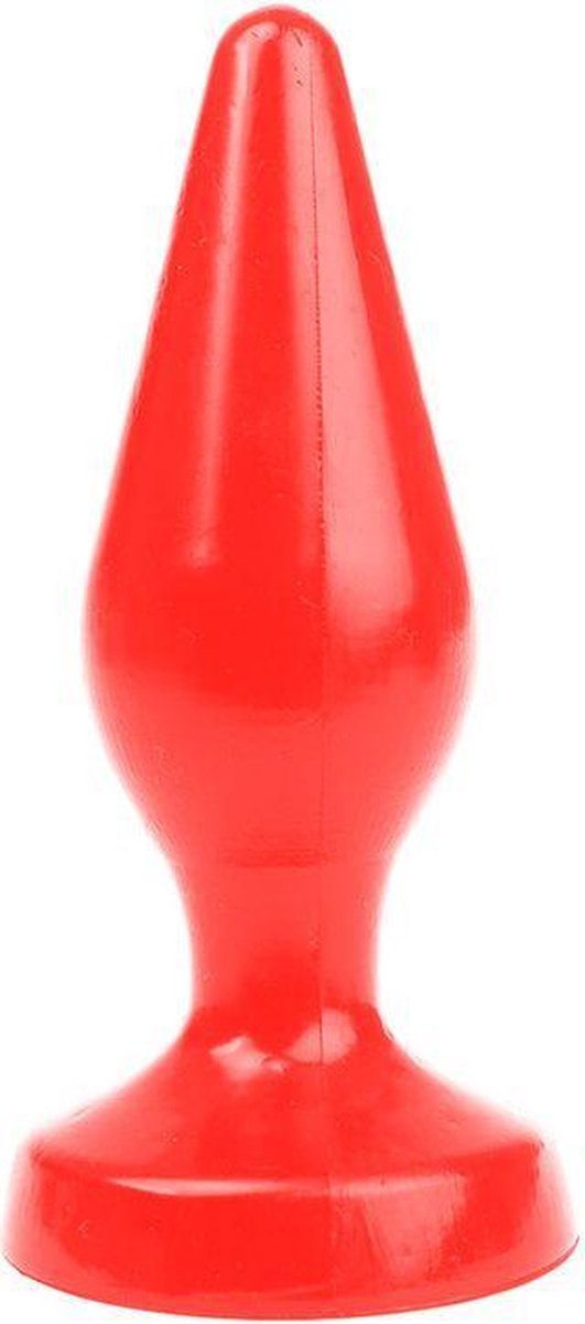 I Love Butt - Klassieke Buttplug - M - Rood