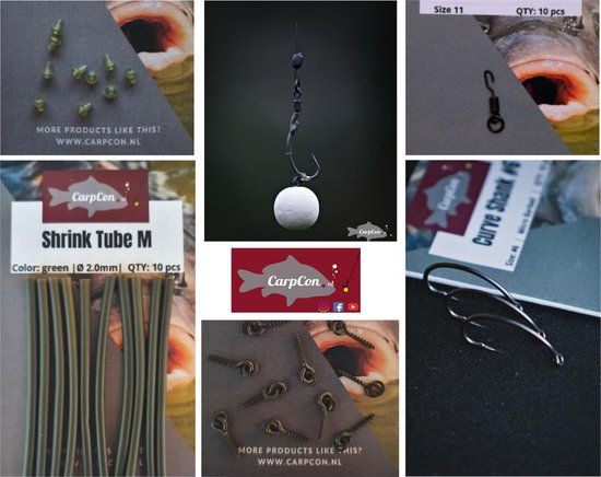 4 Pezzi Accessori Per La Pesca Alla Carpa Ronnie Rigs Pesca Gancio
