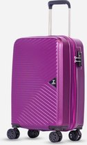 ©TROLLEYZ - Ibiza No.3 - Reiskoffer 78cm met TSA slot - Dubbele wielen - 360° spinners - 100% ABS - Reiskoffer in Dazzling Purple