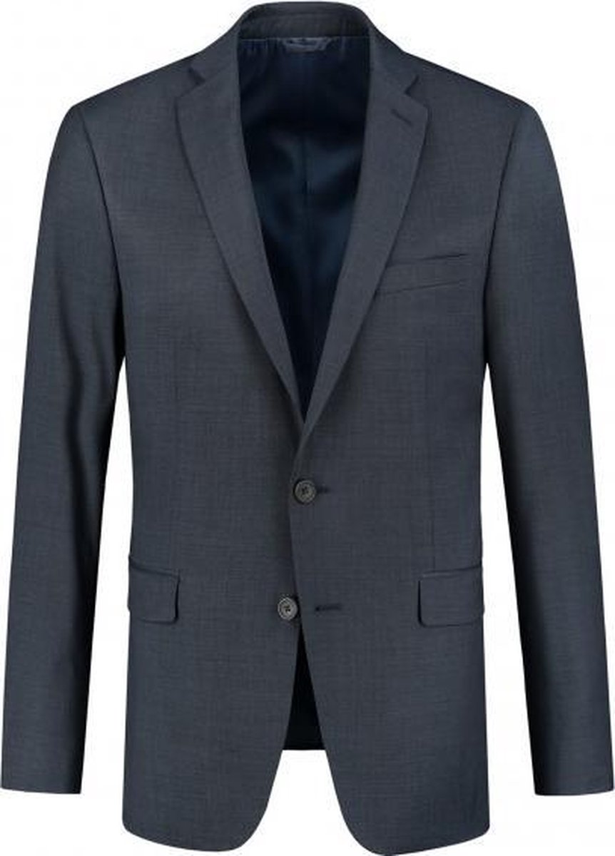 GENTS - Colbert / blazer heren - Wol - Wol Blauw - Maat 44/S