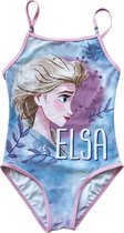 Disney Badpak Frozen Meisjes Polyester Blauw Maat 8 Jaar