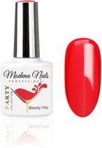 Modena Nails UV/LED Gellak Party Collectie – Bloody Mary - Rood - Glanzend - Gel nagellak