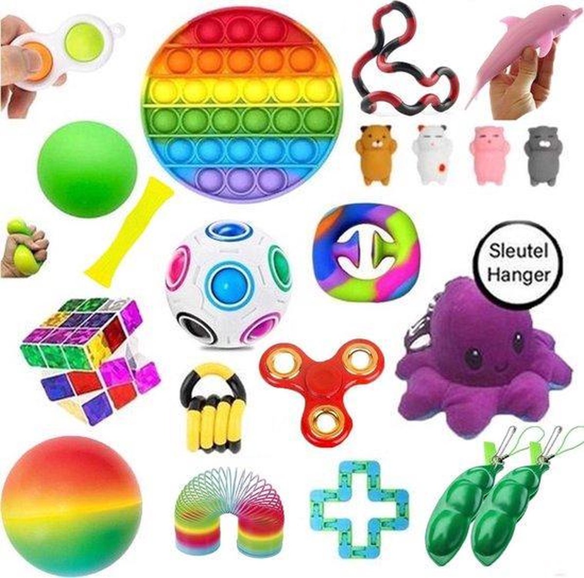 Fidget Toys Pakket 20 Toys Set Fidget Pakket