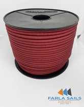 5 meter 6mm Rood- Koord elastiek-Elastisch touw-Elastiek-Spanrubber-Bootzeil-Dekzeil elastiek-Dekzeil.