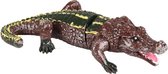 Aquarium decoratie Magneto Krokodil 2 delen - 10 x 3 x 5 cm - Bruin - 10 x 3 x 5 cm