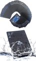 Afbeelding van het spelletje Speelkaarten zwart/blauw waterdicht - Poker kaarten