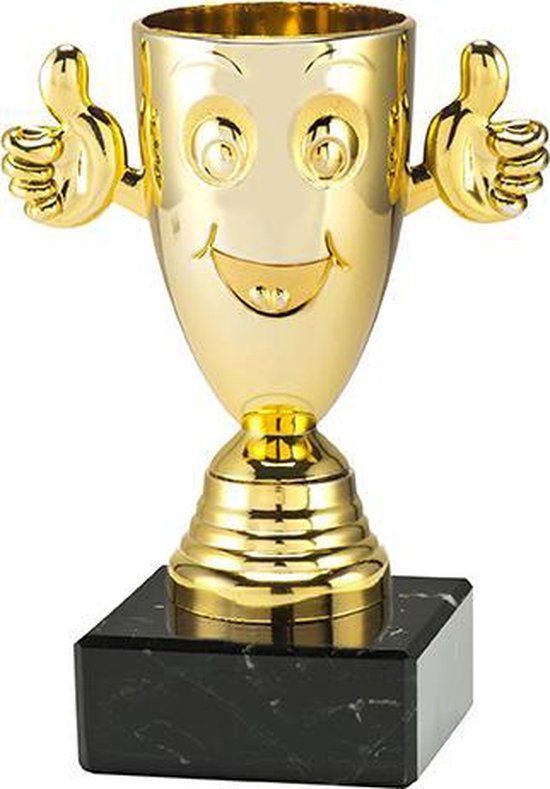 Trofee beker kinderen-12 cm- goud | bol.com