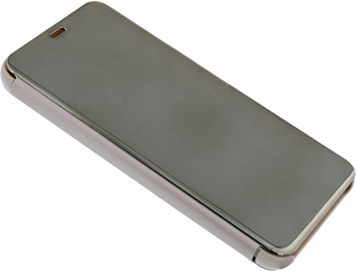 Ntech Goud LED Flip Cover Hoesje Geschikt Voor Samsung Galaxy S10