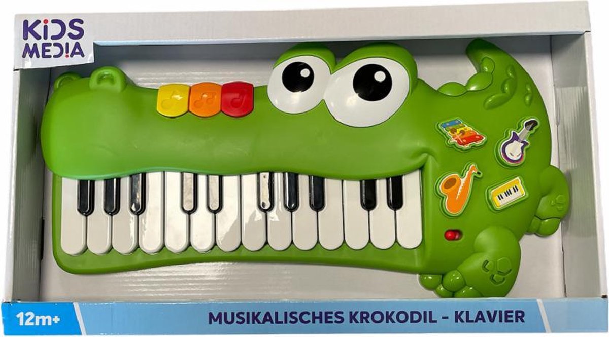 Laptronics Muzikale Krokodil Piano 24 Toetsen | bol.com