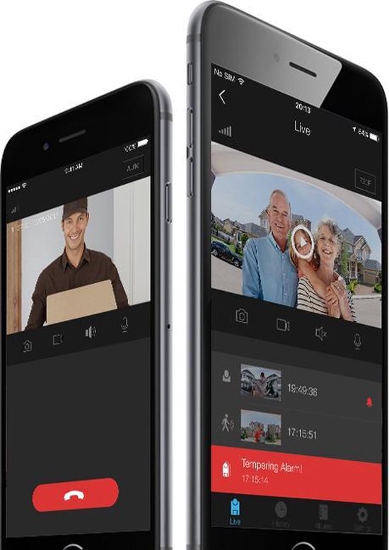 Chuango WDB-70 Smart Video Deurbel - 1080P HD - 170 Graden Kijkhoek - Bewegingsdetectie - Nachtzicht - Waterdicht - Tweerichtingsgesprek - App - Cloud van Chuango — afbeelding 3