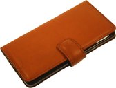Made-NL Samsung Galaxy Note20 Ultra Handgemaakte book case bruin robuuste hoesje