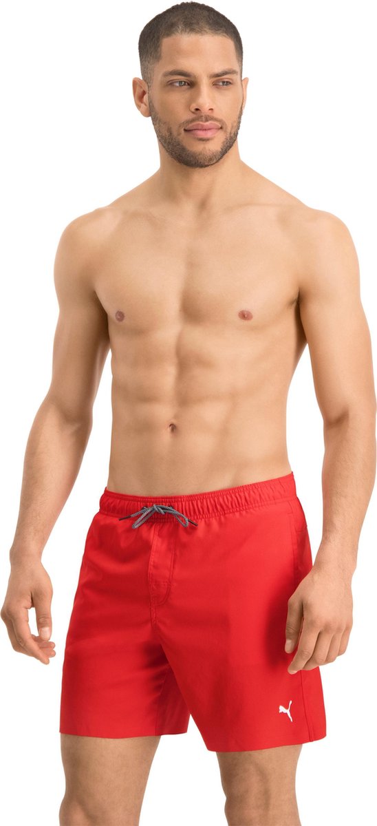 PUMA Swim Medium Short Heren Zwembroek - rood — afbeelding 7