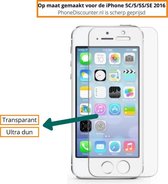 Fooniq Screenprotector Transparant - Geschikt Voor Apple iPhone 5/5S/SE 2016