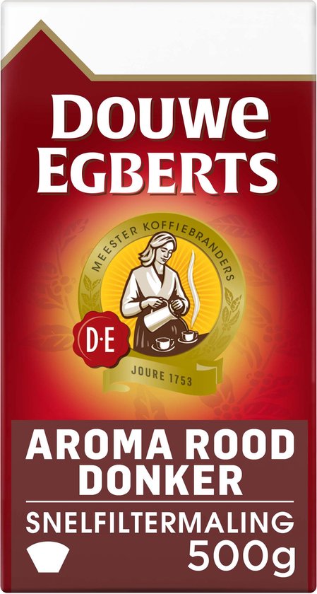 Douwe Egberts Aroma Rood Donker Filterkoffie - 6 x 500 gram