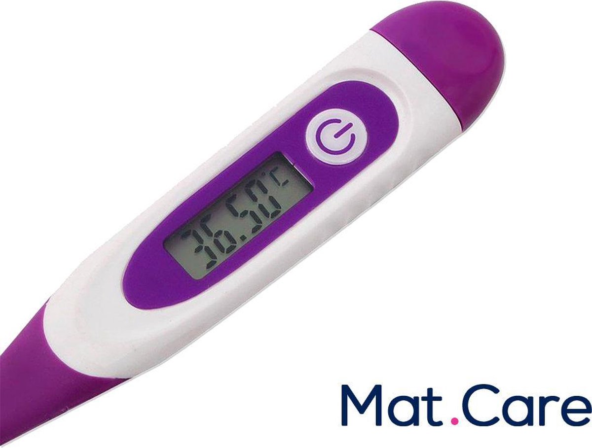 Mat Care BBT Fertility Thermometer - Ovulatiethermometer - 2 decimalen |  bol.com