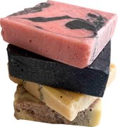 Maison Boho x KOTO Soap bar | set of 4 | 7x7 cm | Vegan | No-animal testing | Palmoil free | Pink | Maison Boho